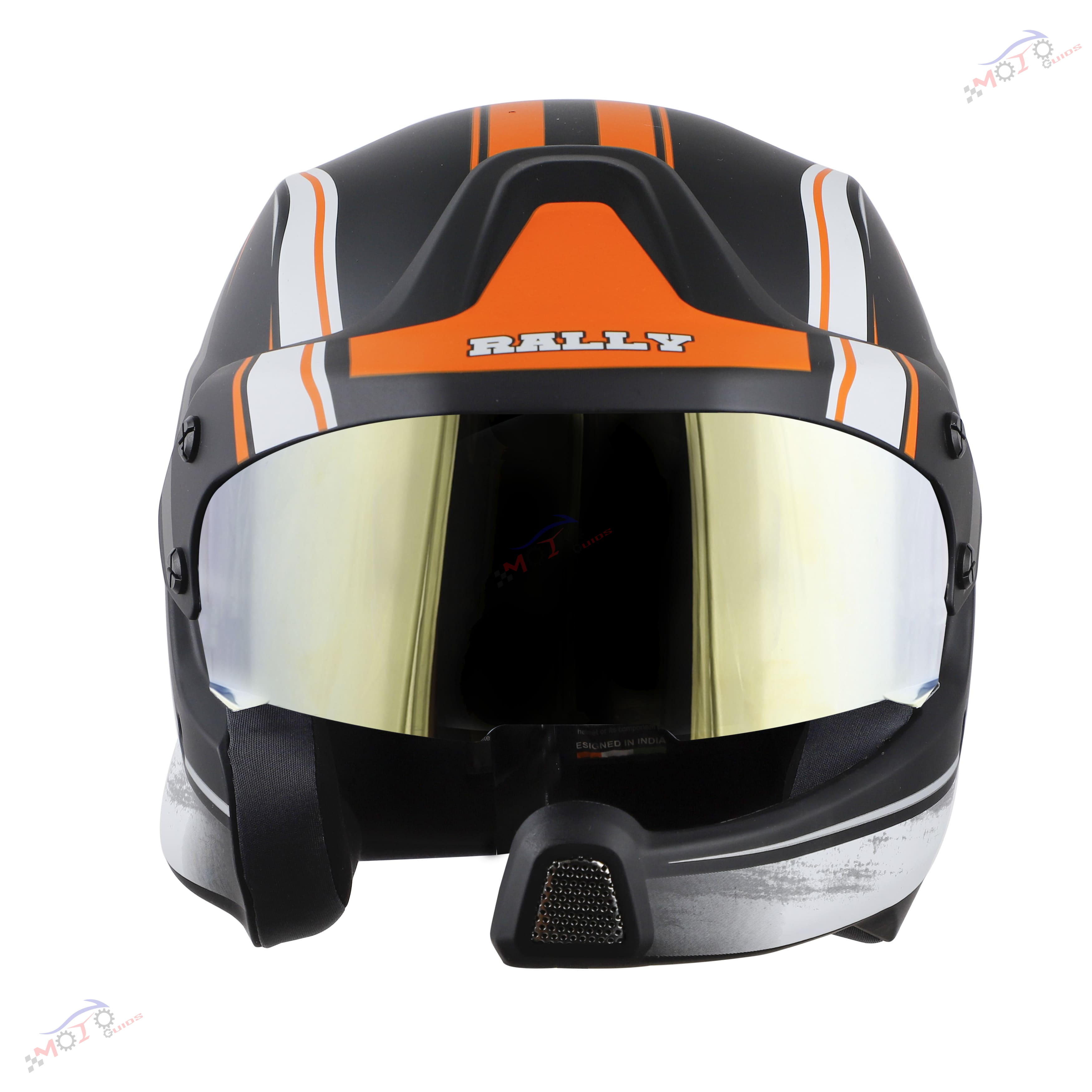 SB-51 RALLY RUT( FITTED WITH CLEAR VISOR EXTRA CHROME GOLD VISOR FREE)